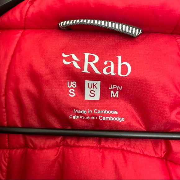 Rab Xenair Alpine Jacket, Size Small, Oxblood Red - Picture 5 of 6